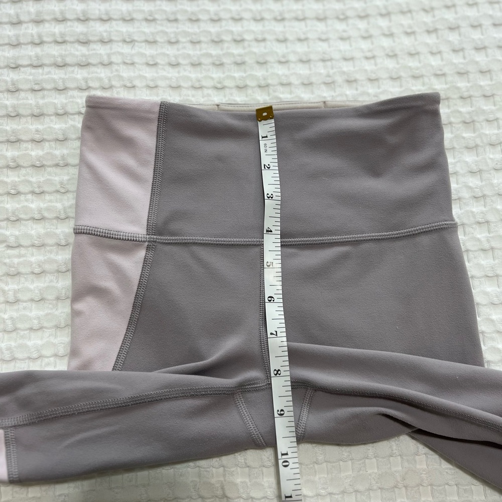 Athleta Elation Asymmetrical 7/8 Tight in Powervita Colorblock Lilac Stone - Picture 14 of 16
